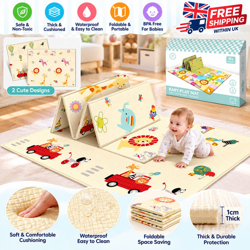 Foldable baby play mat - mat, extra