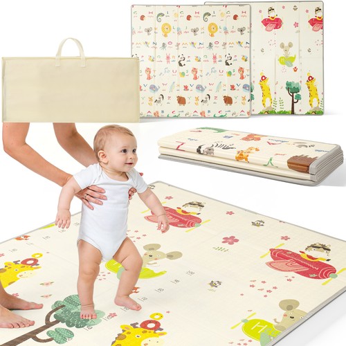 Reversible baby play mat - reversible,