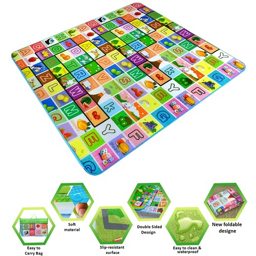 Kids crawling sided play - crawling, mat