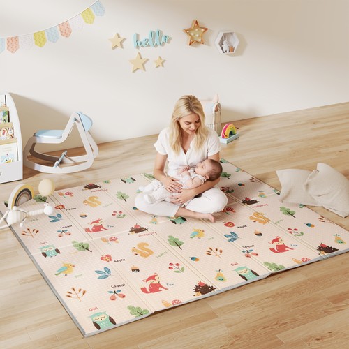 Baby play mat double sided - baby,