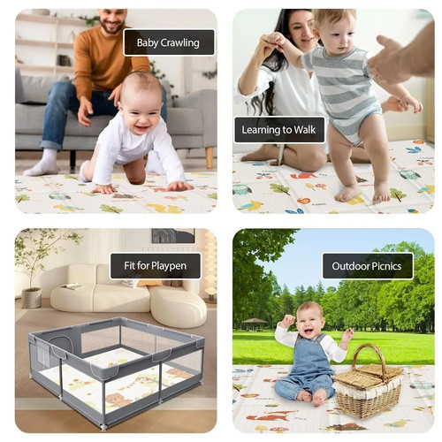 Foldable baby play mat - foldable,