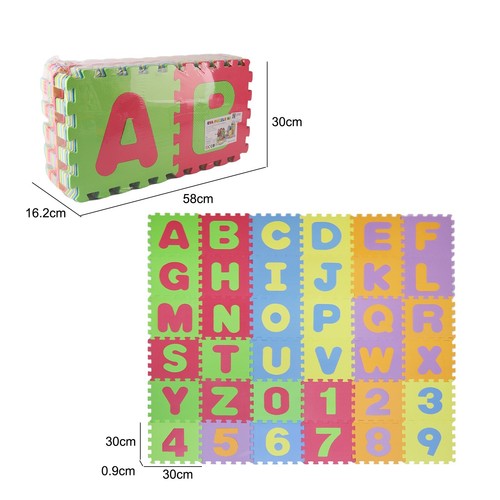 Kids play mat pieces - 36, soft