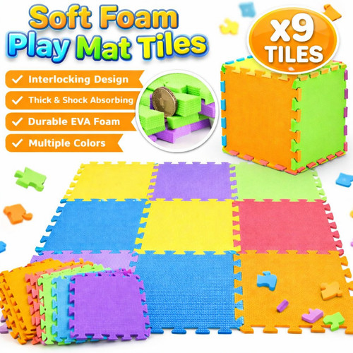 Pack soft play mats - 9,