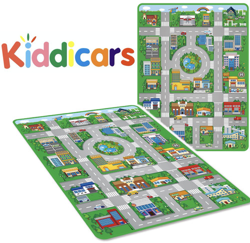 Children giant car - car, mat