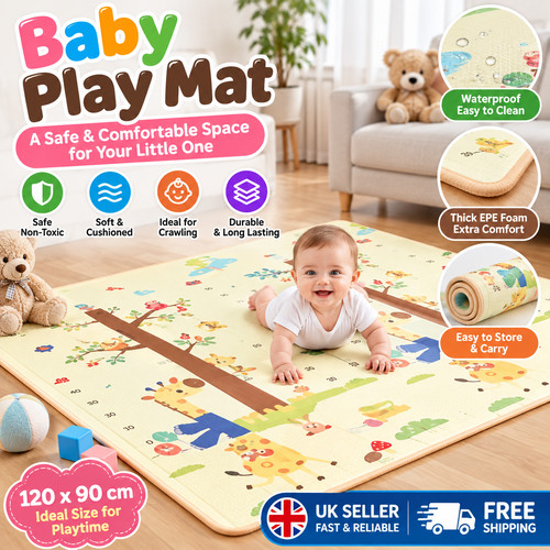 Foldable baby play mat extra - baby,